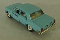 Газ-24, такси серо/голубая, Тантал/Радон 1:43