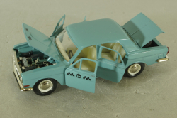 Газ-24, такси серо/голубая, Тантал/Радон 1:43