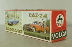 Газ-24, такси бирюзовая, июль 86г., Тантал/Радон 1:43