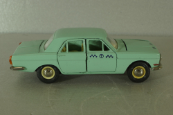 Газ-24, такси бирюзовая, июль 86г., Тантал/Радон 1:43