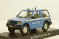 Mitsubishi pajero SWB Polizia 1998, Deagostini 1:43
