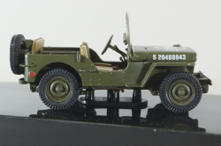 Jeep Willys MB 1943, olive, CLC567, IXO 1:43