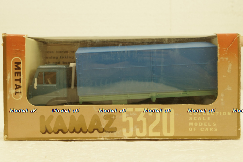 Камаз-5320 с тентом, ранний на резине, Арек 1:43