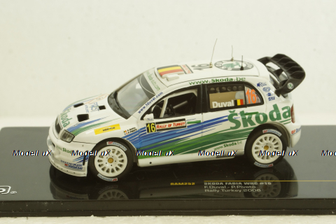 Skoda Fabia WRC #16 Rally Turkey 2006, RAM252, IXO 1:43