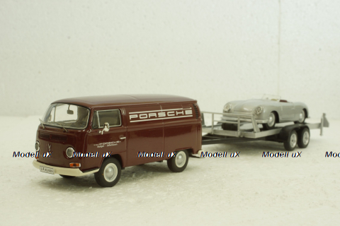 Volkswagen T2a + trailer Porsche,  11263, Premium Classixxs 1:43 