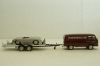 Volkswagen T2a + trailer Porsche,  11263, Premium Classixxs 1:43 