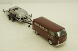 Volkswagen T2a + trailer Porsche,  11263, Premium Classixxs 1:43 