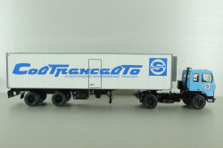 МАЗ-5432 тягач c полуприцепом-рефрижератором KlegeFrance, синий, SSM1561, SSM 1:43