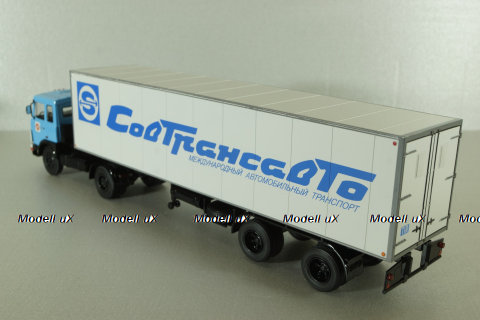 МАЗ-5432 тягач c полуприцепом-рефрижератором KlegeFrance, синий, SSM1561, SSM 1:43