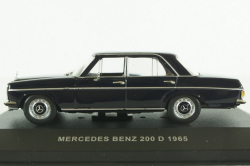 Mercedes 200D W110, 1965, black,  IXO 1:43