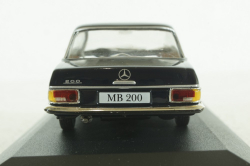 Mercedes 200D W110, 1965, black,  IXO 1:43