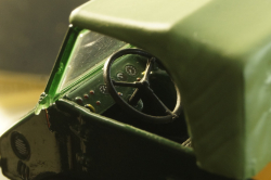 Mercedes Unimog 401, green, Schuco 1:43