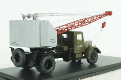 Маз-200 К-51, зеленый/серый, автокран, SSM1164, SSM 1:43