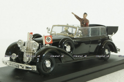 Mercedes 770K With Hitler FIGURE 1942, Rio Models 1:43