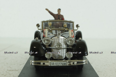 Mercedes 770K With Hitler FIGURE 1942, Rio Models 1:43