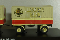 Mercedes L 6600 with trailer, beige, 03019, Schuco 1:43