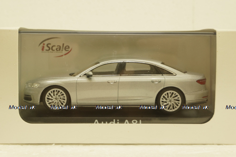 Audi A8L silver, IScale 1:43