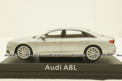 Audi A8L silver, IScale 1:43
