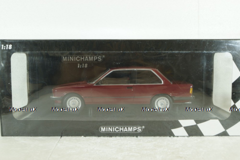 BMW 323I (E30), red, 1982, 155026008, Minichamps 1:18