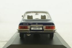 Mercedes 280SE W116  S-Klasse(1972), dark blue, IXO 1:43