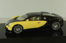 Bugatti EB 16,4 Veyron 2000, 50904, black/yellow, Autoart 1:43