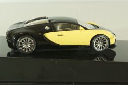 Bugatti EB 16,4 Veyron 2000, 50904, black/yellow, Autoart 1:43