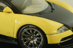 Bugatti EB 16,4 Veyron 2000, 50904, black/yellow, Autoart 1:43