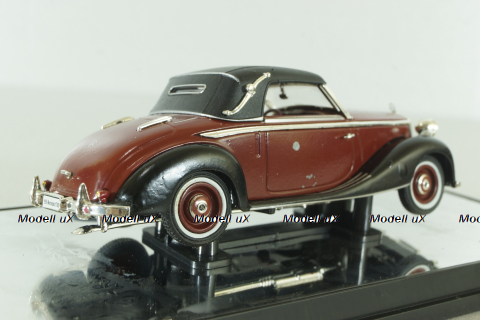 Mercedes 170S Cabriolet (closed) 1950, red/black, 43708, Signature Model 1:43