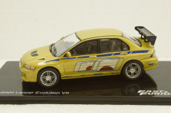 Mitsubishi Lancer Evolution VII (2001-2003) Brian O'Conner, Fast&Furious #10 Altaya 1:43
