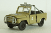 Уаз-469 ралли №4, бежевый, Агат 1:43