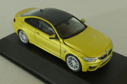 BMW M4 Coupe (F82) 2014, yellow, 070898, Herpa 1:43