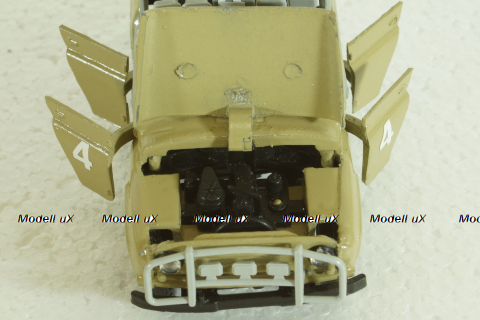 Уаз-469 ралли №4, бежевый, Агат 1:43