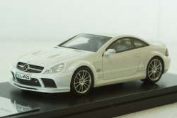 Mercedes SL65 AMG (R230) V12 BITURBO 2009  BLACK SERIES (white), ABSOLUTE HOT 1:43
