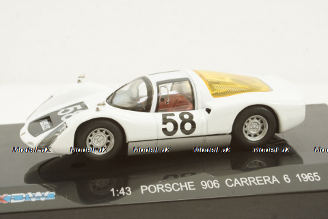 Porsche 906 Carrera 6 1965, white, KDW 1:43