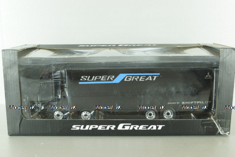 Mitsubishi Fuso Super Great FS 2017, black, Mitsubishi 1:43