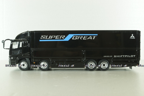 Mitsubishi Fuso Super Great FS 2017, black, Mitsubishi 1:43