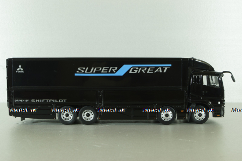 Mitsubishi Fuso Super Great FS 2017, black, Mitsubishi 1:43