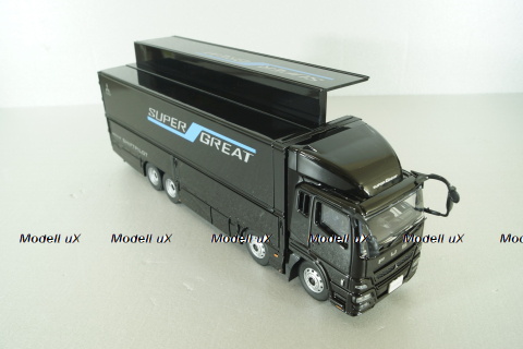 Mitsubishi Fuso Super Great FS 2017, black, Mitsubishi 1:43