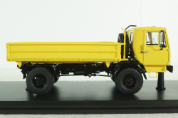 КАЗ-4540 самосвал 4х4, желтый, SSM1431, SSM 1:43