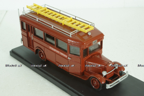 Зис-8 автобус, пожарный, Miniclassic 1:43 Металл!