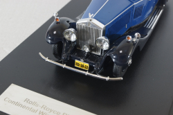 Rolls Royce Phantom II Continental Windovers Coupe 1932, blue/black, NEO46680, NEO 1:43
