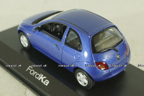 Ford Ka 1996, blue, Minichamps 1:43