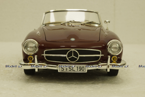 Mercedes 190SL (1955 - 1963) W121, red, B66040647, Norev 1:18