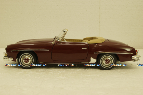 Mercedes 190SL (1955 - 1963) W121, red, B66040647, Norev 1:18