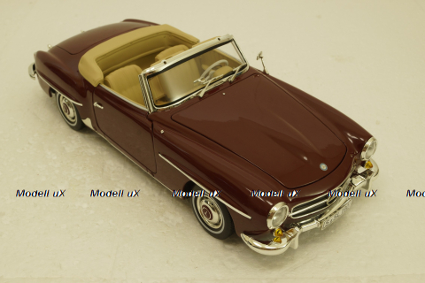 Mercedes 190SL (1955 - 1963) W121, red, B66040647, Norev 1:18