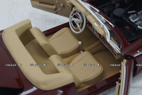 Mercedes 190SL (1955 - 1963) W121, red, B66040647, Norev 1:18