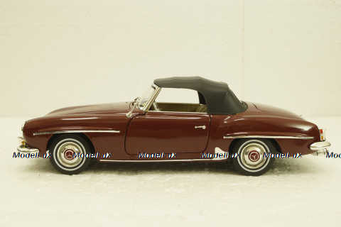 Mercedes 190SL (1955 - 1963) W121, red, B66040647, Norev 1:18