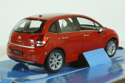 Citroen C3 2010, Red, Welly 1:24