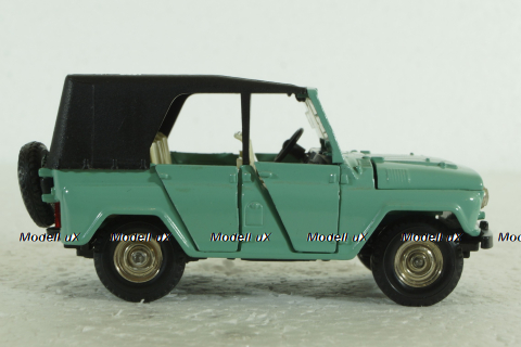 Уаз-469, А34, бирюзовый с белым салоном, Тантал/Радон 1:43