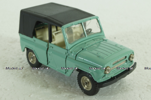 Уаз-469, А34, бирюзовый с белым салоном, Тантал/Радон 1:43